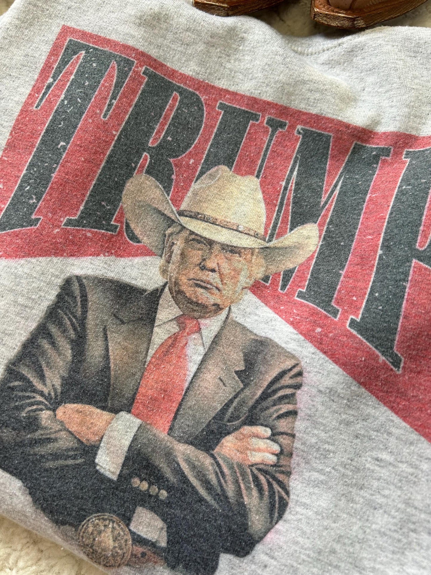 Cowboy Trump crewneck sweatshirt