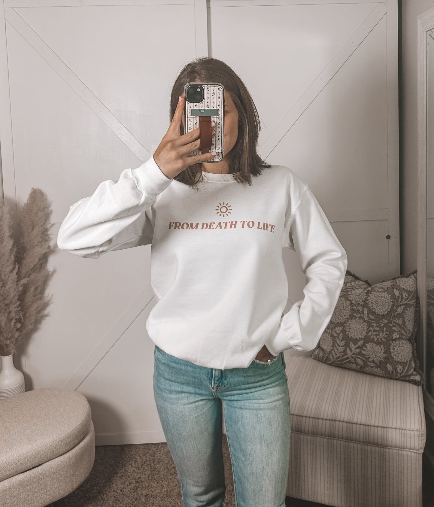 Death Could Not Hold Him Sweatshirt