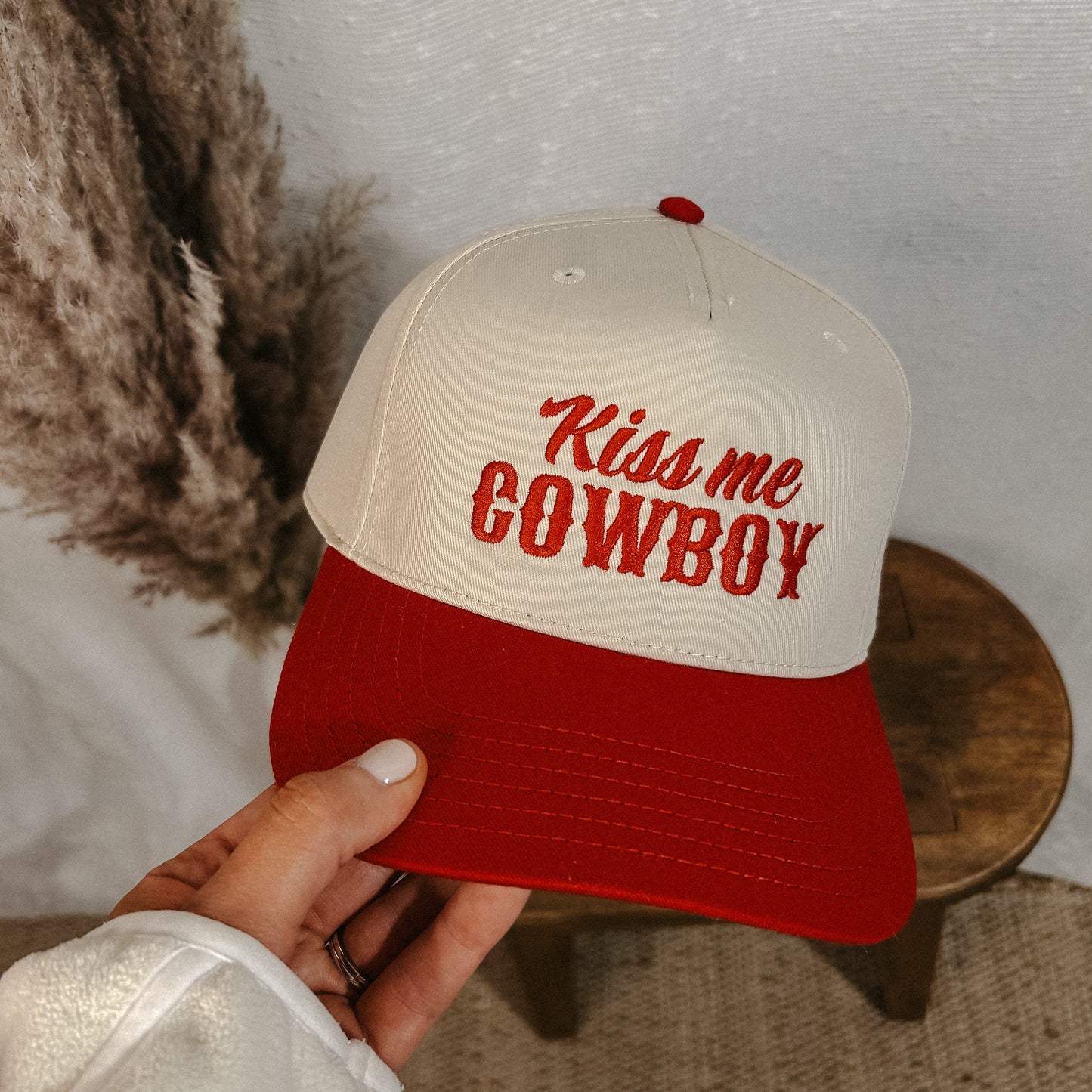 Kiss Me Cowboy Trucker Hat