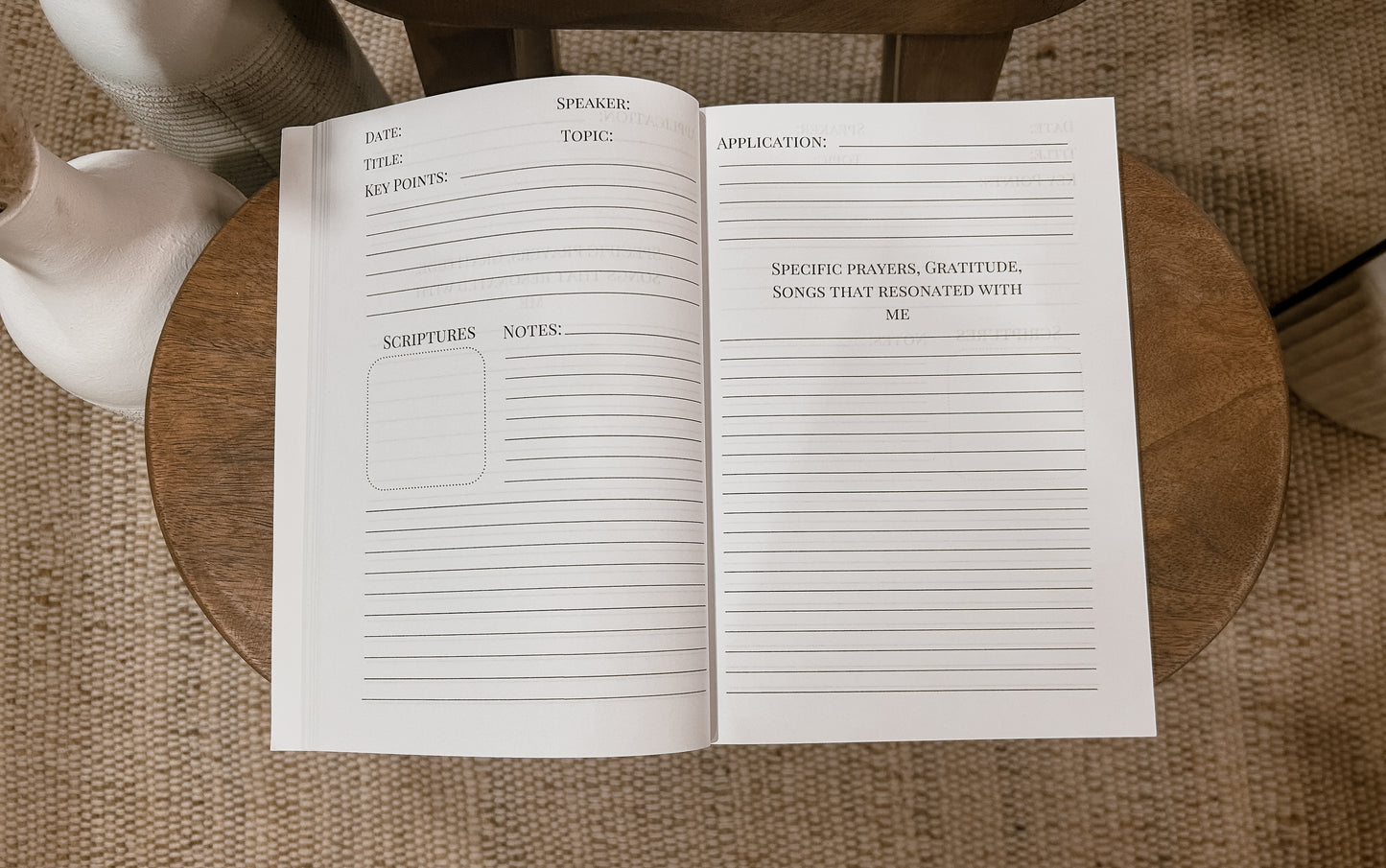 Sermon Notes Journal