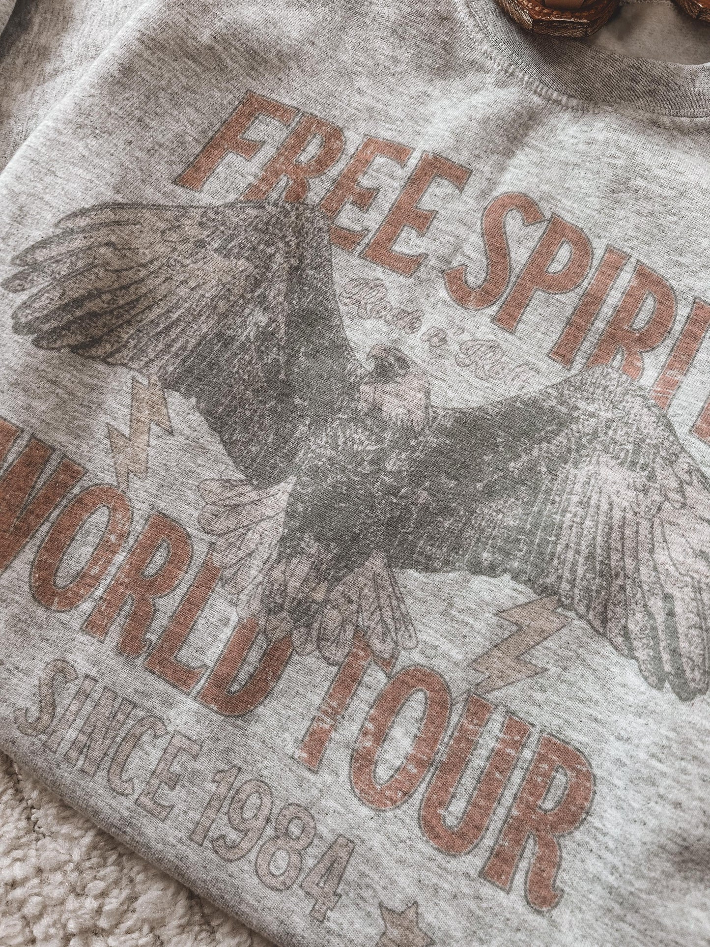Free Spirit World Tour crewneck sweatshirt