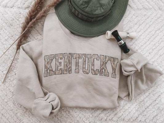 Camo Kentucky crewneck sweatshirt