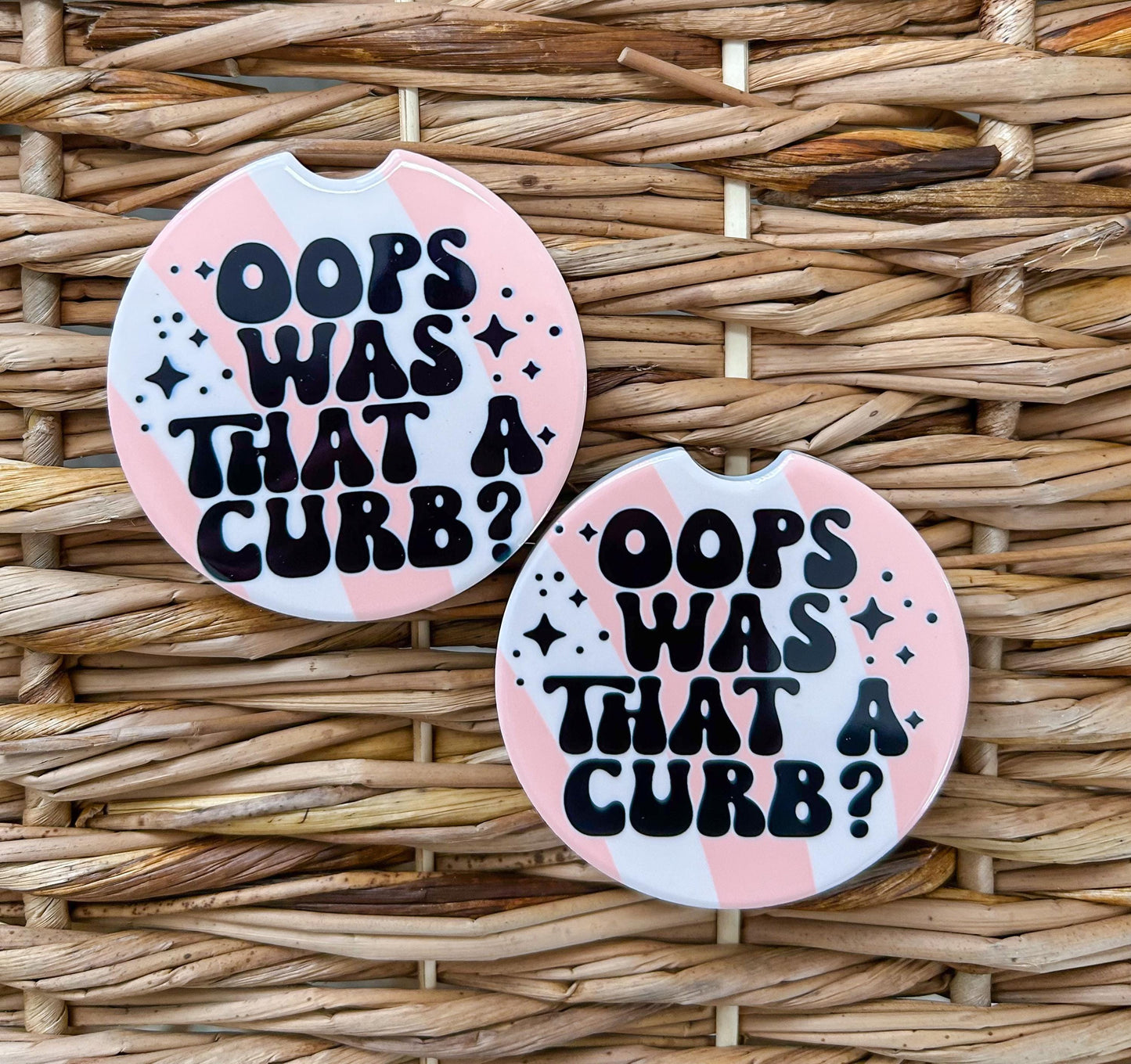 Retro Style - Ceramic Car Coasters