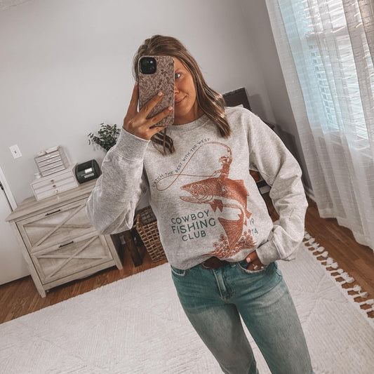 Cowboy Fishing Club crewneck sweatshirt