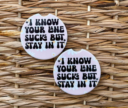 Retro Style - Ceramic Car Coasters