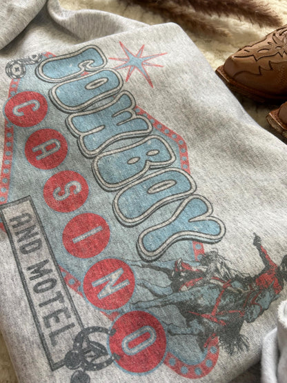 Cowboy Casino crewneck sweatshirt