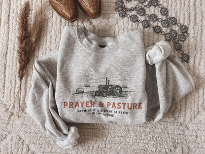 Prayer & Pasture crewneck sweatshirt