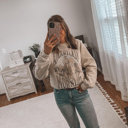 Amarillo by Morning crewneck sweatshirt