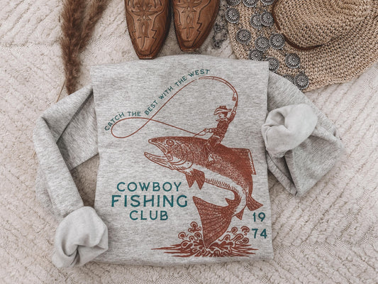 Cowboy Fishing Club crewneck sweatshirt