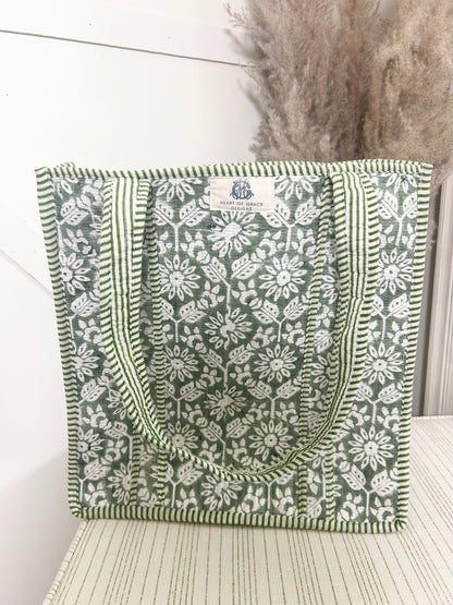 Georgia Quilted Tote Bag