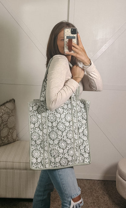 Georgia Quilted Tote Bag