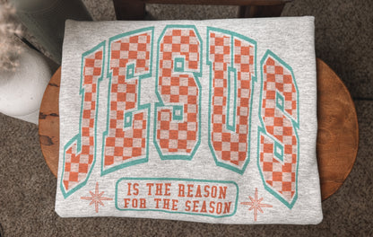 Jesus: Reason for the Season Sweatshirt - Ash Gray