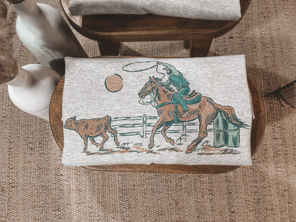 Sunset Ropin' Sweatshirt