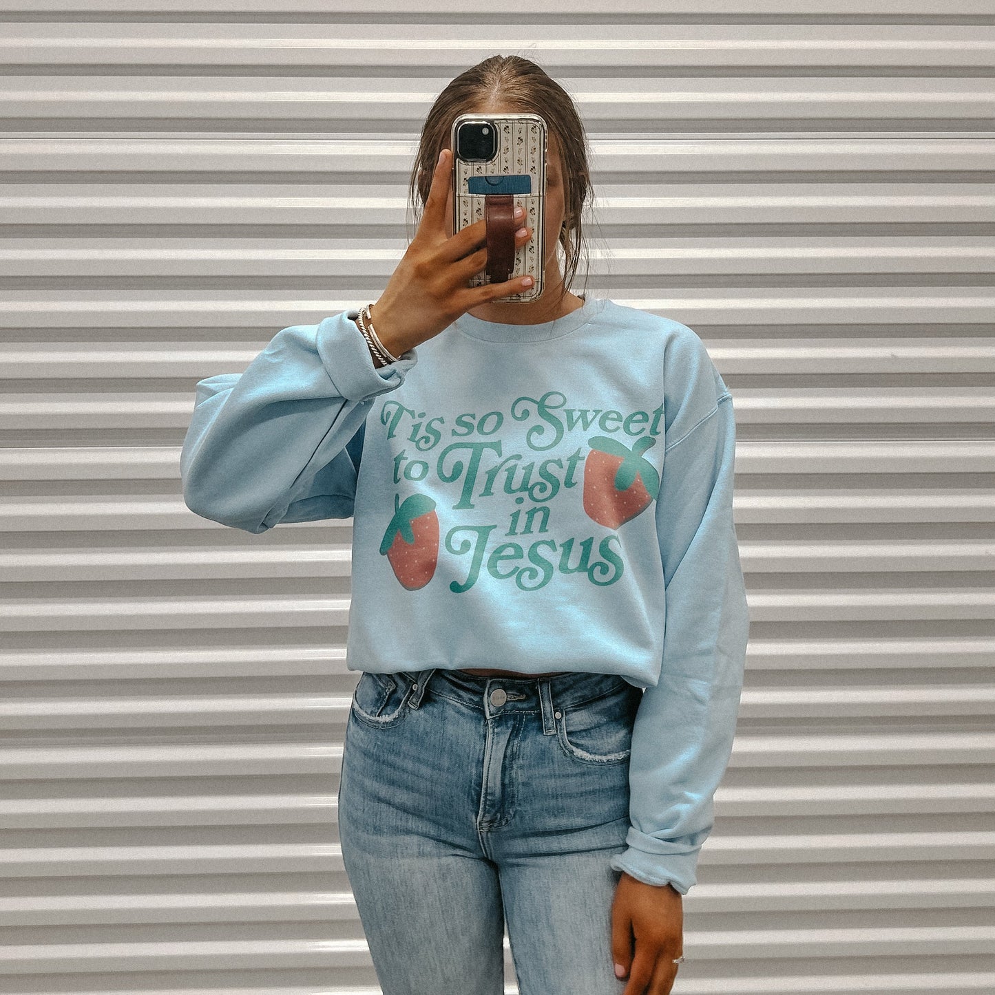 Tis so Sweet to Trust in Jesus Sweatshirt