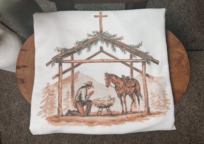 Vintage Cowboy Christmas Sweatshirt