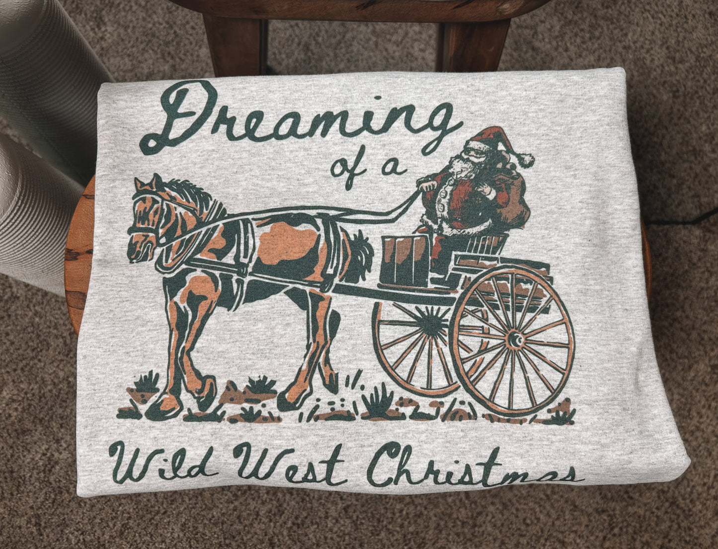 Dreaming of a Wild West Christmas Sweatshirt