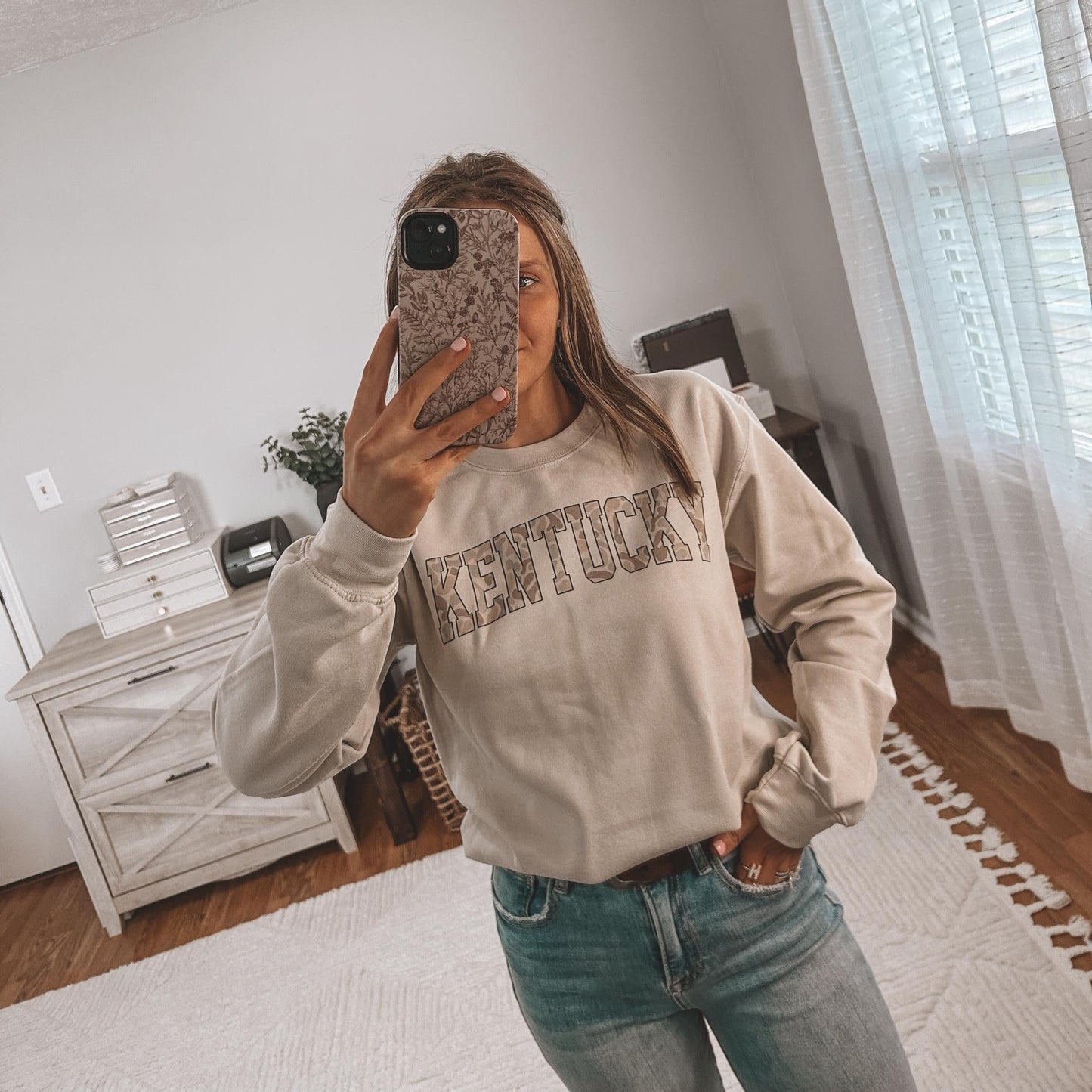 Camo Kentucky crewneck sweatshirt