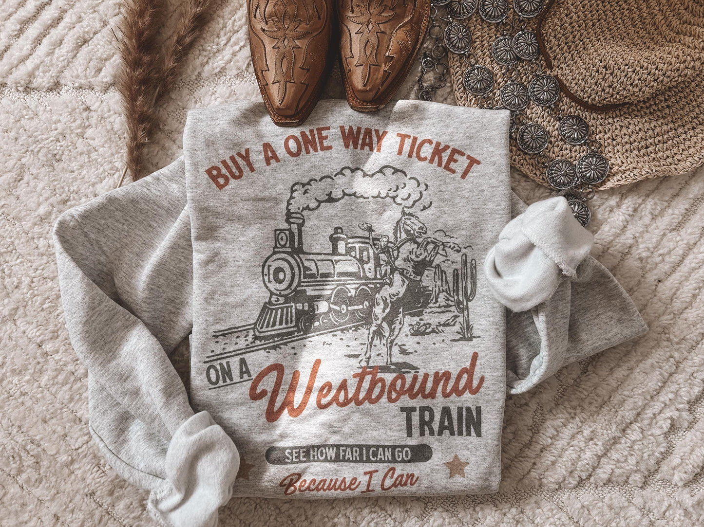 Westbound Train crewneck sweatshirt