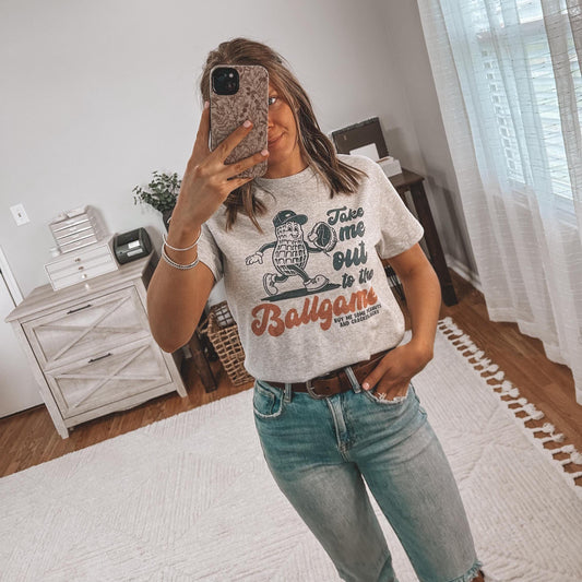 Take me out to the Ballgame Graphic Tee
