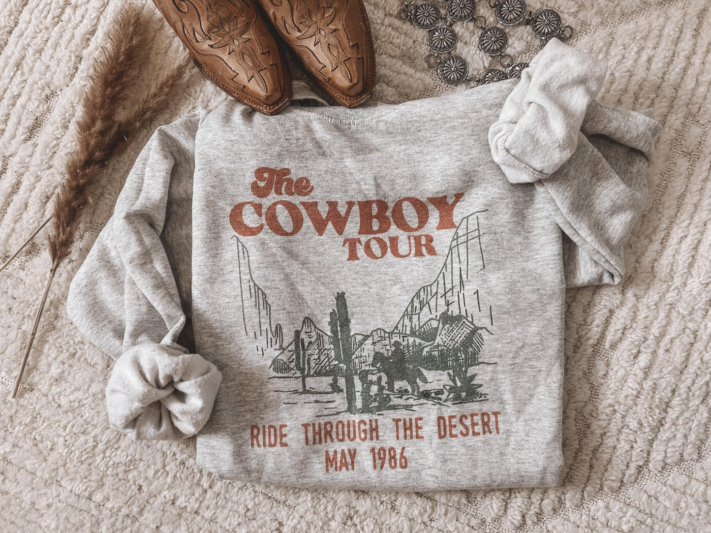 The Cowboy Tour crewneck sweatshirt