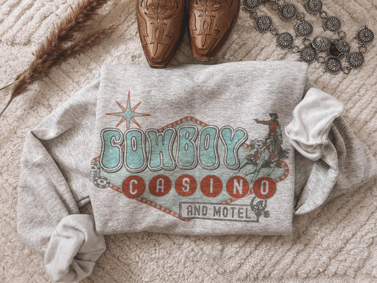 Cowboy Casino crewneck sweatshirt